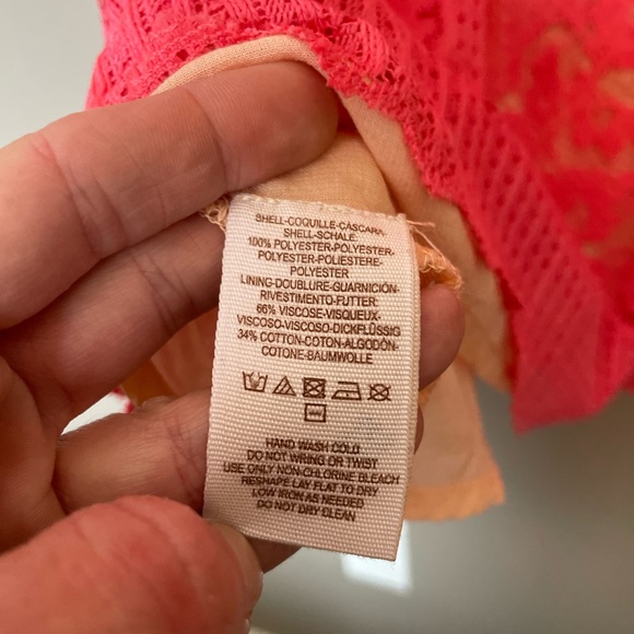 Free people lace cutout back halter mini - Picture 5 of 6